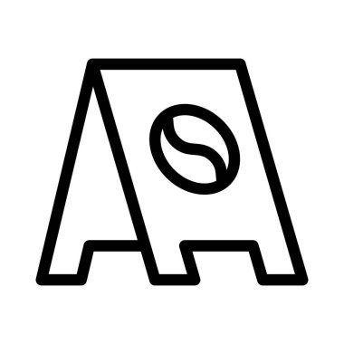 İmza bir kafenin dışına yerleştirildi.