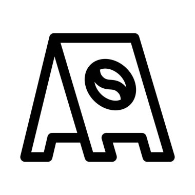 İmza bir kafenin dışına yerleştirildi.