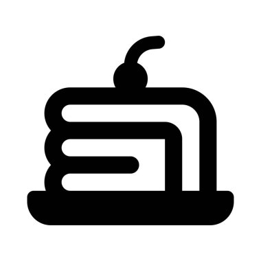 Tatlı olarak servis edilen lezzetli pasta..