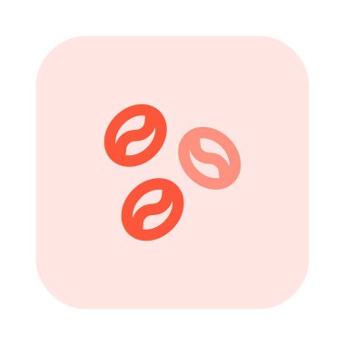 Onları yenilebilir yapmak için kavrulmuş kahve çekirdekleri..