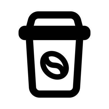 Sıcak kahve servisi için tek kullanımlık kahve bardağı.