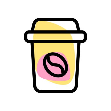 Sıcak kahve servisi için tek kullanımlık kahve bardağı.