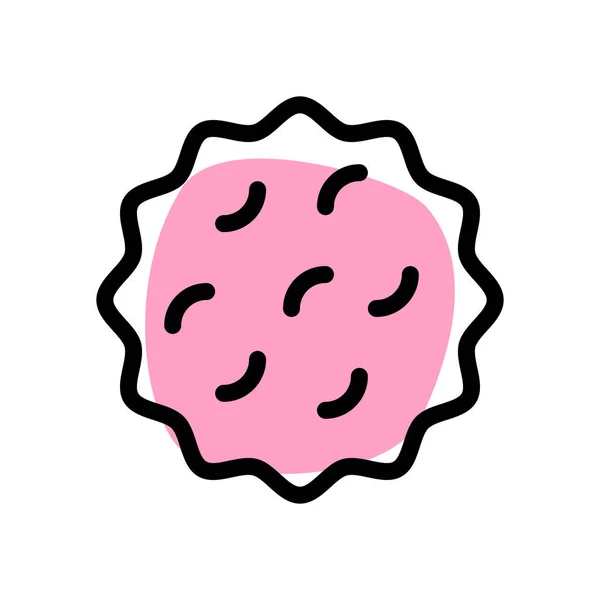 Délicieux Biscuits Servis Avec Café — Image vectorielle