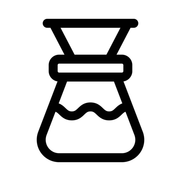 Фільтр Який Використовується Різних Методів Приготування Кави — стоковий вектор