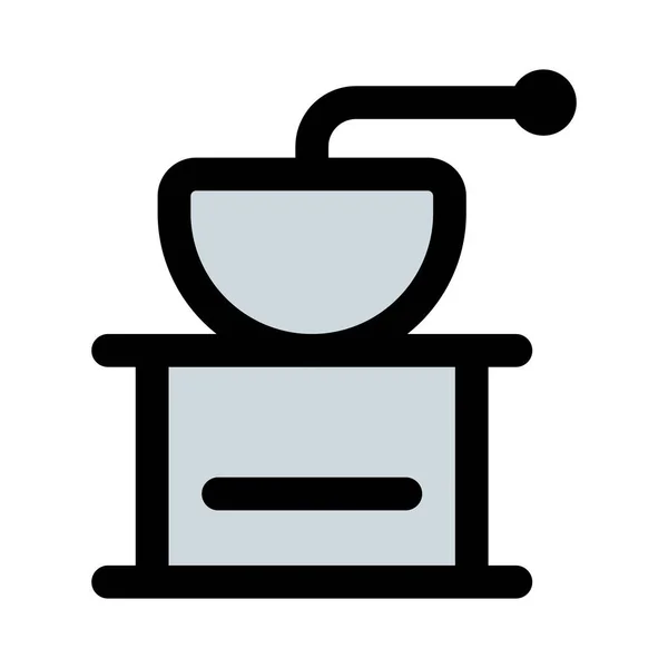 Broyeur Une Machine Utilisée Pour Moudre Café — Image vectorielle