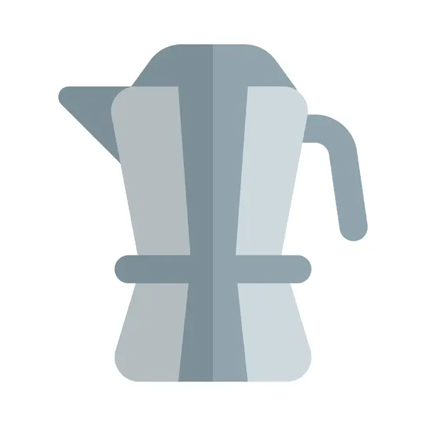 使用水壶贮存咖啡 — 图库矢量图片