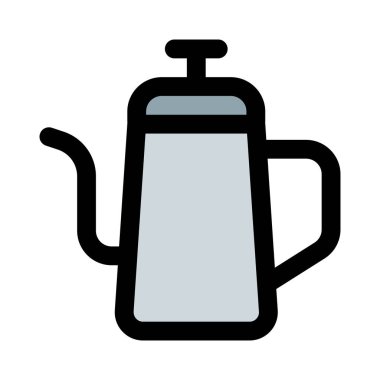 Uzun kavisli filtreli el bilgisayarı.