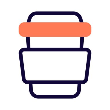 Tek kullanımlık bardakta sıcak kahve.