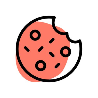 Kahveyle çiftleştirmek için lezzetli pişmiş kurabiye..