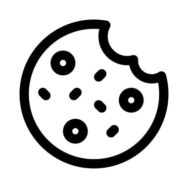 Kahveyle çiftleştirmek için lezzetli pişmiş kurabiye..