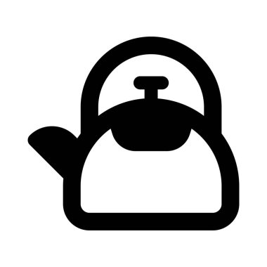 Kahve doldurmak için mutfağa çaydanlık konur.