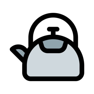 Kahve doldurmak için mutfağa çaydanlık konur.