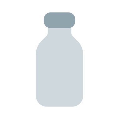 Süt taşınabilir cam şişede..