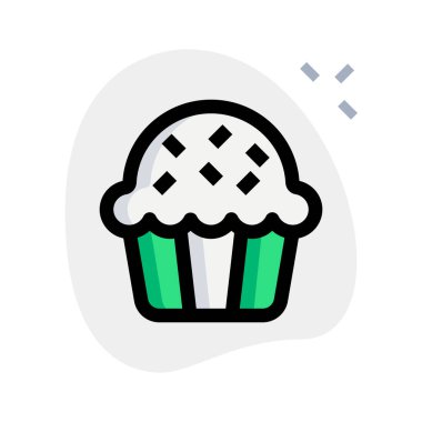 Çikolata parçalı taze pişmiş kek..