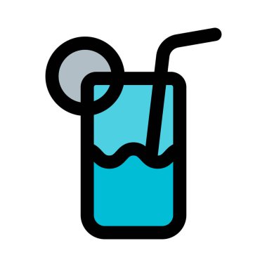 Süslü bir bardak taze portakal suyu..