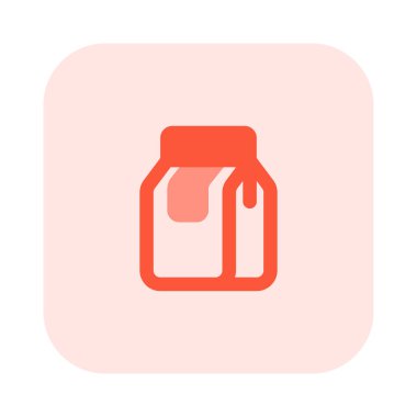 Teslimat paketi kapıya konuldu.