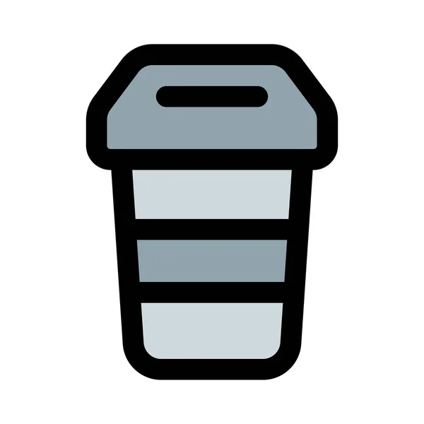 Bort Kaffe Engångskopp — Stock vektor