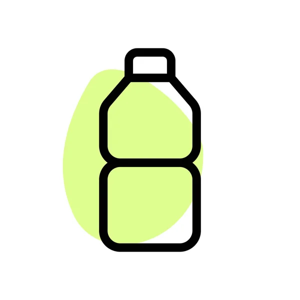 Mineralwasserflasche Einer Kleinen Verpackung — Stockvektor