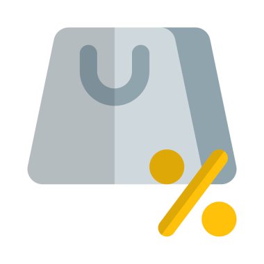 Tüm torbada belirli bir yüzde indirimi var.