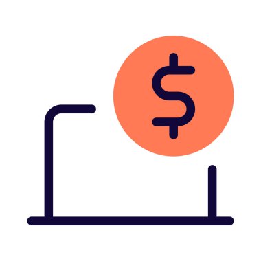 Çevrimiçi finansal işlemler için kullanılan dizüstü bilgisayar