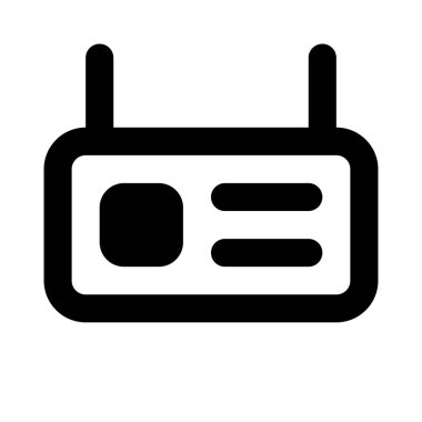 Mağazanın önünde asılı pano