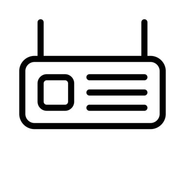 Mağazanın önünde asılı pano