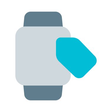 Elektronik aygıta etiketlenmiş fiyat etiketi.