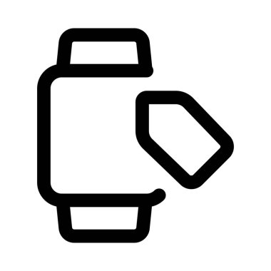 Elektronik aygıta etiketlenmiş fiyat etiketi.