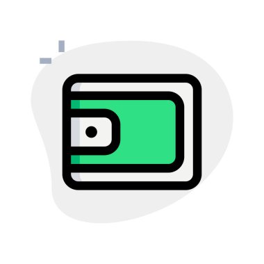 Cüzdan, para saklamak için bir depo..