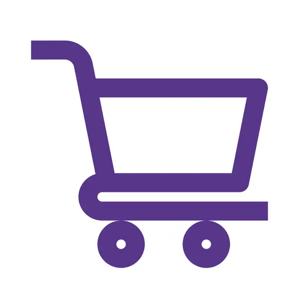 Wózek Typu Push Vehicle Stosowany Supermarketach — Wektor stockowy