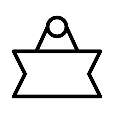 Berber dükkanının önünde pankart asılı..