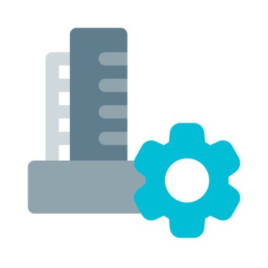 Yeni bir ortama sahip sanayi binası.