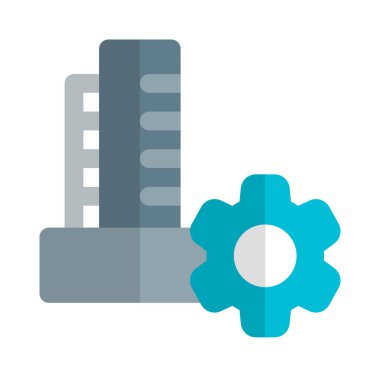 Yeni bir ortama sahip sanayi binası.