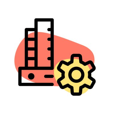 Yeni bir ortama sahip sanayi binası.