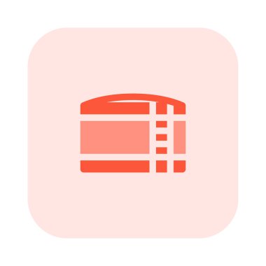 Modern tasarımı olan şık, büyük bir yapı..