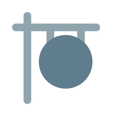 Atlı tezgahta asılı duran yuvarlak istifçilik.