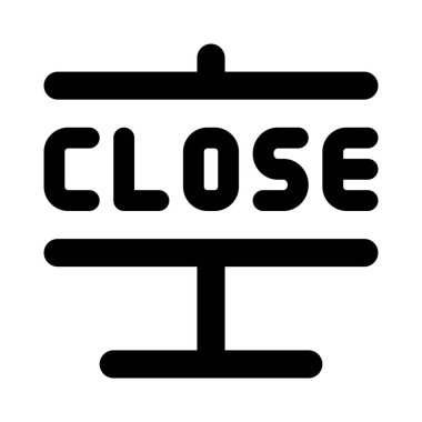 Dükkan kapama levhası servis dışı diyor..