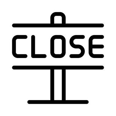 Dükkan kapama levhası servis dışı diyor..