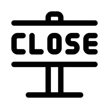 Dükkan kapama levhası servis dışı diyor..