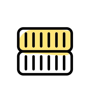 Taşıma için konteynır yığını hazır.