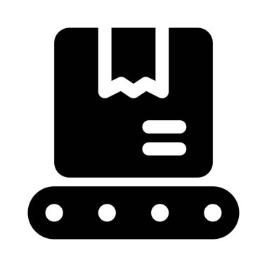 Endüstriyel işyerlerinde taşıma bandı kullanımı.