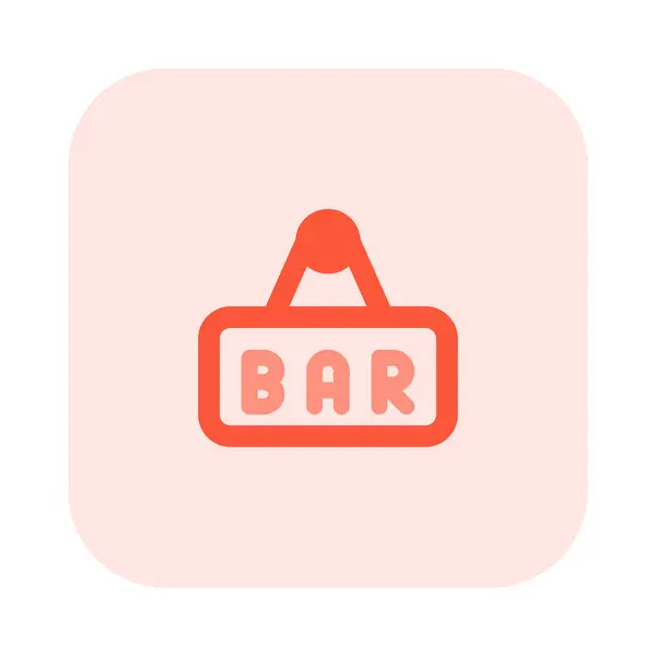 Montowany Sztandar Promujący Bar — Wektor stockowy