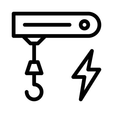 Geniş kapasiteli ağır bir vinç..