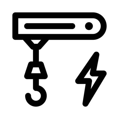 Geniş kapasiteli ağır bir vinç..