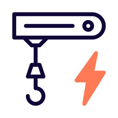 Geniş kapasiteli ağır bir vinç..