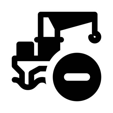 Madencilik vincinin bakım için çıkarılması.