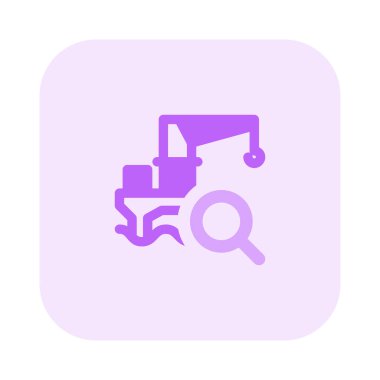 Bir maden vinci ile sualtı araması.