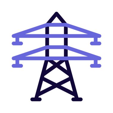 Yüksek voltaj sinyalleri iletmek için kullanılan elektrik kulesi.