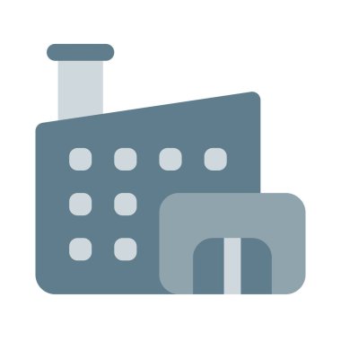 Geniş altyapısı olan büyük ölçekli bir fabrika..