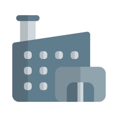 Geniş altyapısı olan büyük ölçekli bir fabrika..